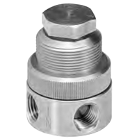 Wilkerson SR1 Series Regulator, STAINLESS STEEL, Port Size 1/4; Flows to 12 SCFM
